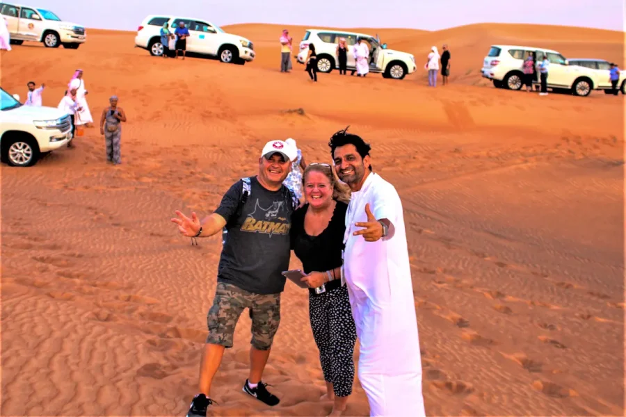 Unforgettable Dubai Desert Safari: Dune Bashing, Camel Ride and BBQ Dinner