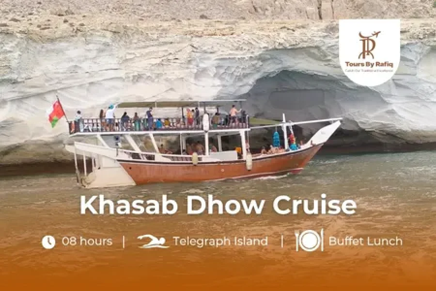 Khasab Musandam Dhow Cruise With International Buffet Lunch