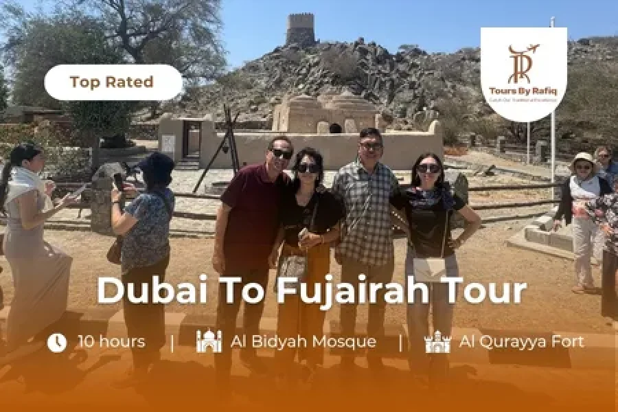 Discover Fujairah from Dubai: A Full-Day Tour of Historic Mosques, Forts and Cultural